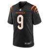 Joe Burrow Cincinnati Bengals Nike Player Game Jersey - Black - Side View