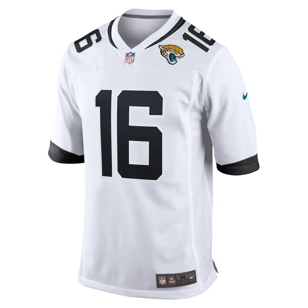 Trevor Lawrence Jacksonville Jaguars Nike White Game Jersey