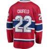 Cole Caufield Montreal Canadiens Fashion7 Home Breakaway Replica Jersey - Red - Detail View