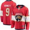 Sam Bennett Florida Panthers Fashion7 Home Breakaway Replica Jersey - Red - Front View