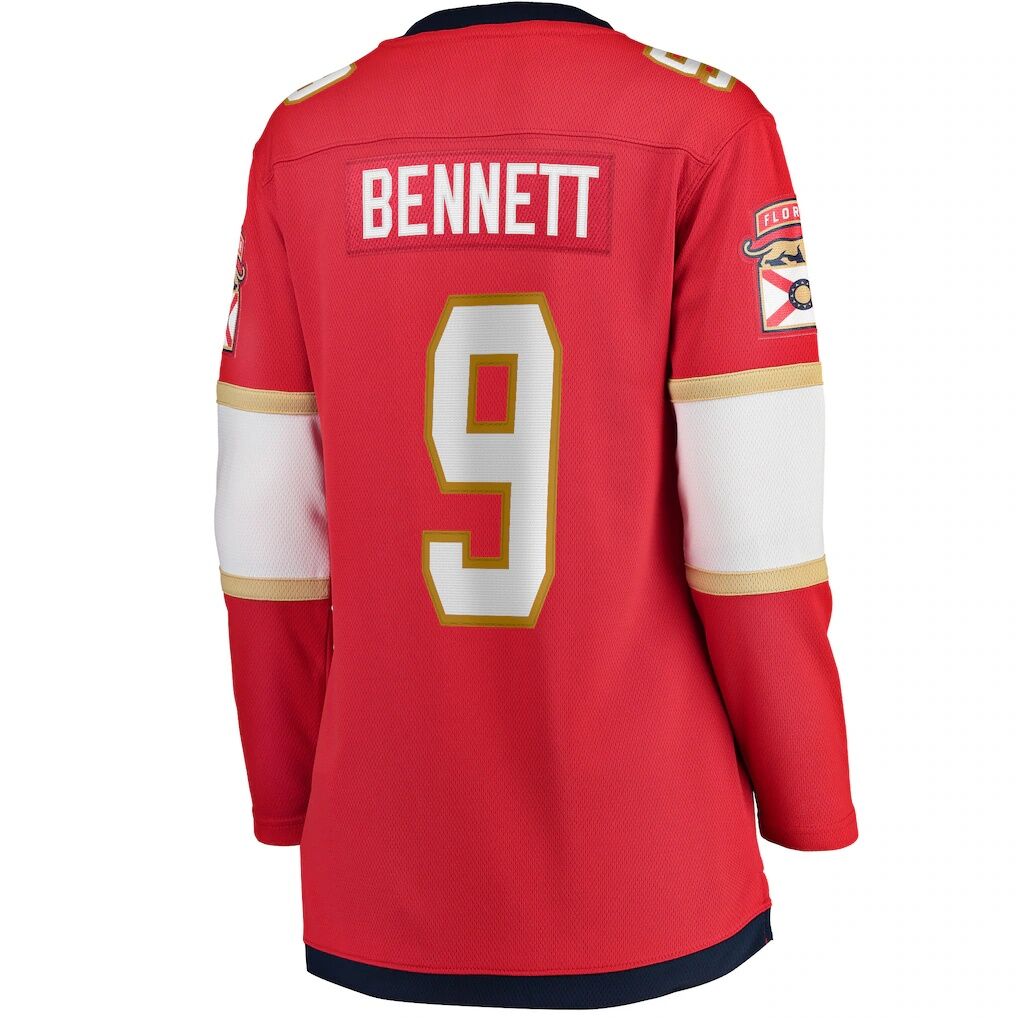 Sam Bennett Florida Panthers Fashion7 Women's Home Breakaway Replica Jersey