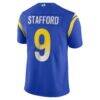 Matthew Stafford Los Angeles Rams Nike Vapor Limited Jersey - Royal - Detail View