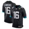Trevor Lawrence Jacksonville Jaguars Nike Alternate Game Jersey - Black - Front View