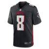 Kyle Pitts Sr. Atlanta Falcons Nike Youth Game Jersey - Black - Side View