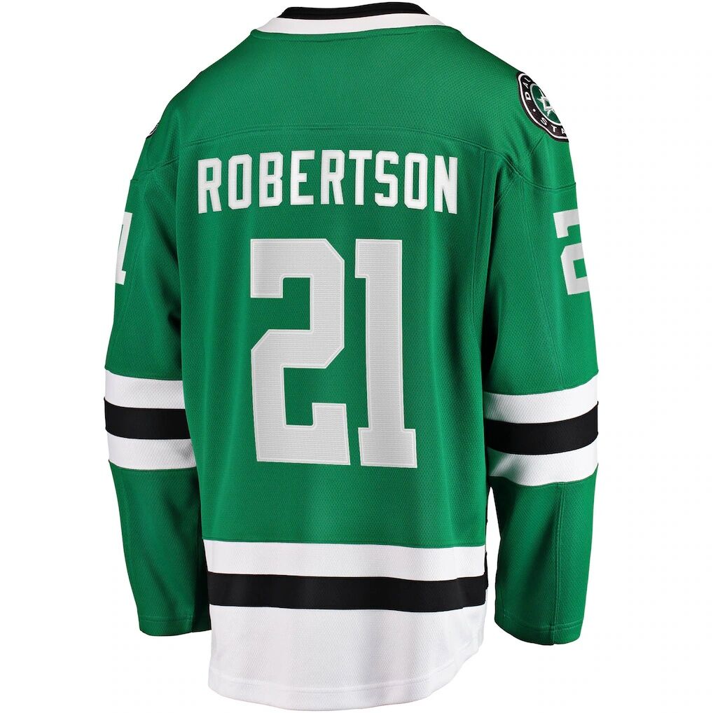 Jason Robertson Dallas Stars Fashion7 Home Breakaway Replica Jersey - Kelly Green
