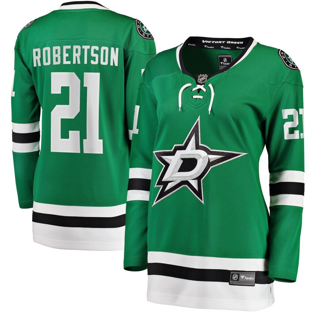 Jason Robertson Dallas Stars Fashion7 Women's Home Breakaway Jersey - Kelly Green