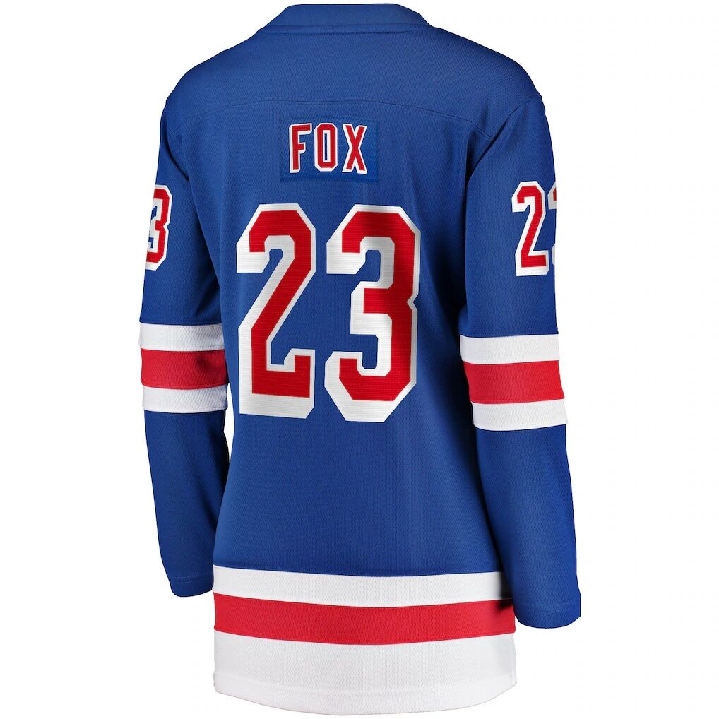 Adam Fox New York Rangers Fashion7 Women's Home Breakaway Jersey