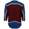 Colorado Avalanche Youth Home Blank Replica Jersey - - Detail View