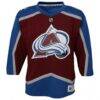 Colorado Avalanche Youth Home Blank Replica Jersey - - Side View