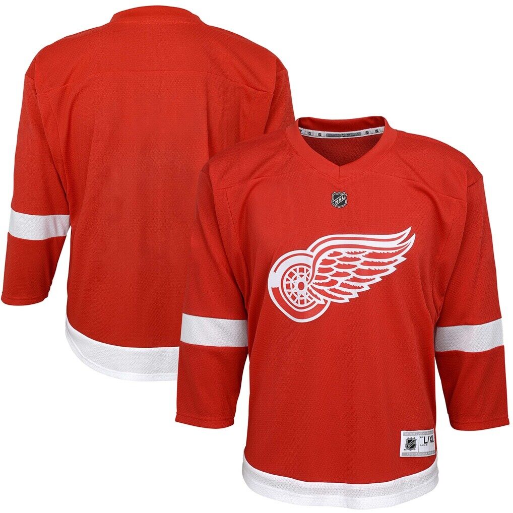 Detroit Red Wings Youth Home Replica Blank Jersey