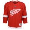 Detroit Red Wings Youth Home Replica Blank Jersey - Red - Side View