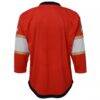 Florida Panthers Youth Home Replica Blank Jersey - Red - Detail View