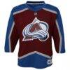 Colorado Avalanche Youth Home Custom Replica Jersey - - Side View
