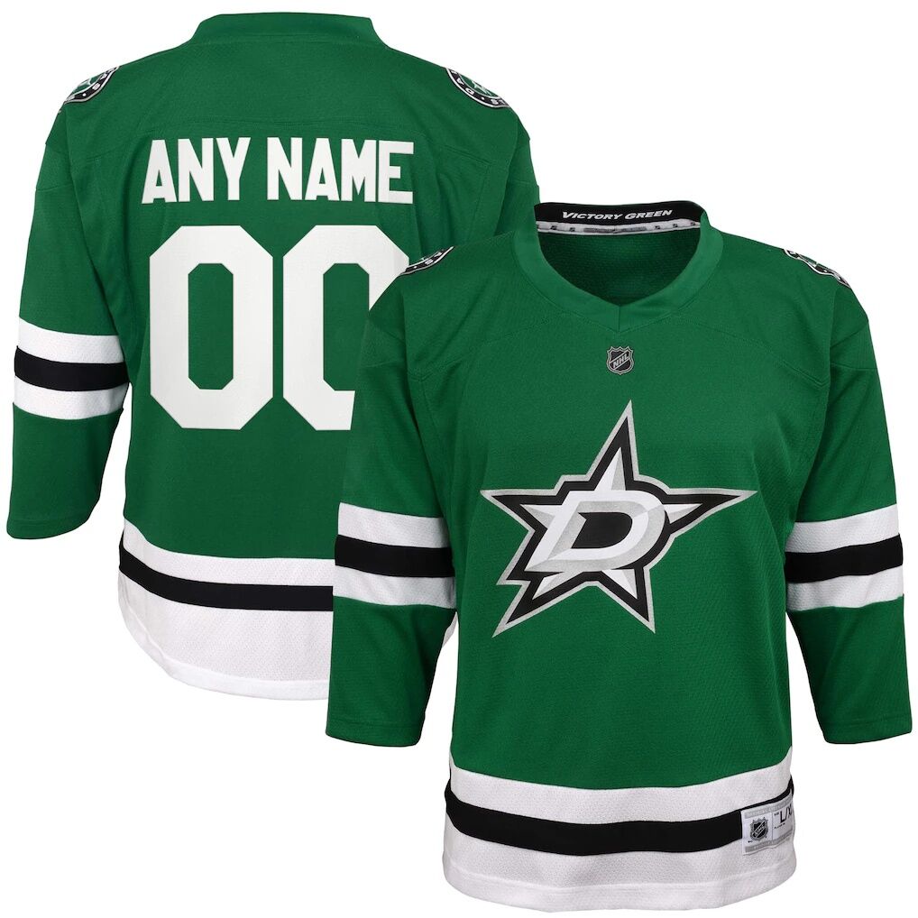 Dallas Stars Youth Home Replica Custom Jersey