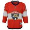 Florida Panthers Youth Home Replica Custom Jersey - Red - Side View