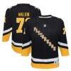 Evgeni Malkin Pittsburgh Penguins Youth 2021/22 Alternate Replica Player Jersey - Black - Front View