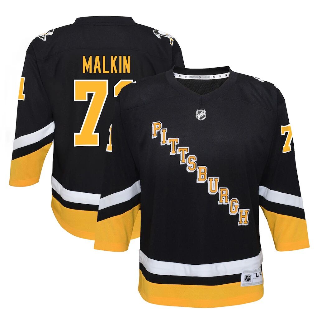 Evgeni Malkin Pittsburgh Penguins Youth 2021/22 Alternate Replica Player Jersey