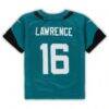 Trevor Lawrence Jacksonville Jaguars Nike Toddler Game Jersey - Teal - Detail View