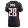 Mike Davis Atlanta Falcons Nike Women's Game Player Jersey - Black - Detail View