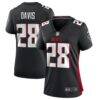Mike Davis Atlanta Falcons Nike Women's Game Player Jersey - Black - Front View
