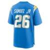 Asante Samuel Jr. Los Angeles Chargers Nike Game Player Jersey - - Detail View