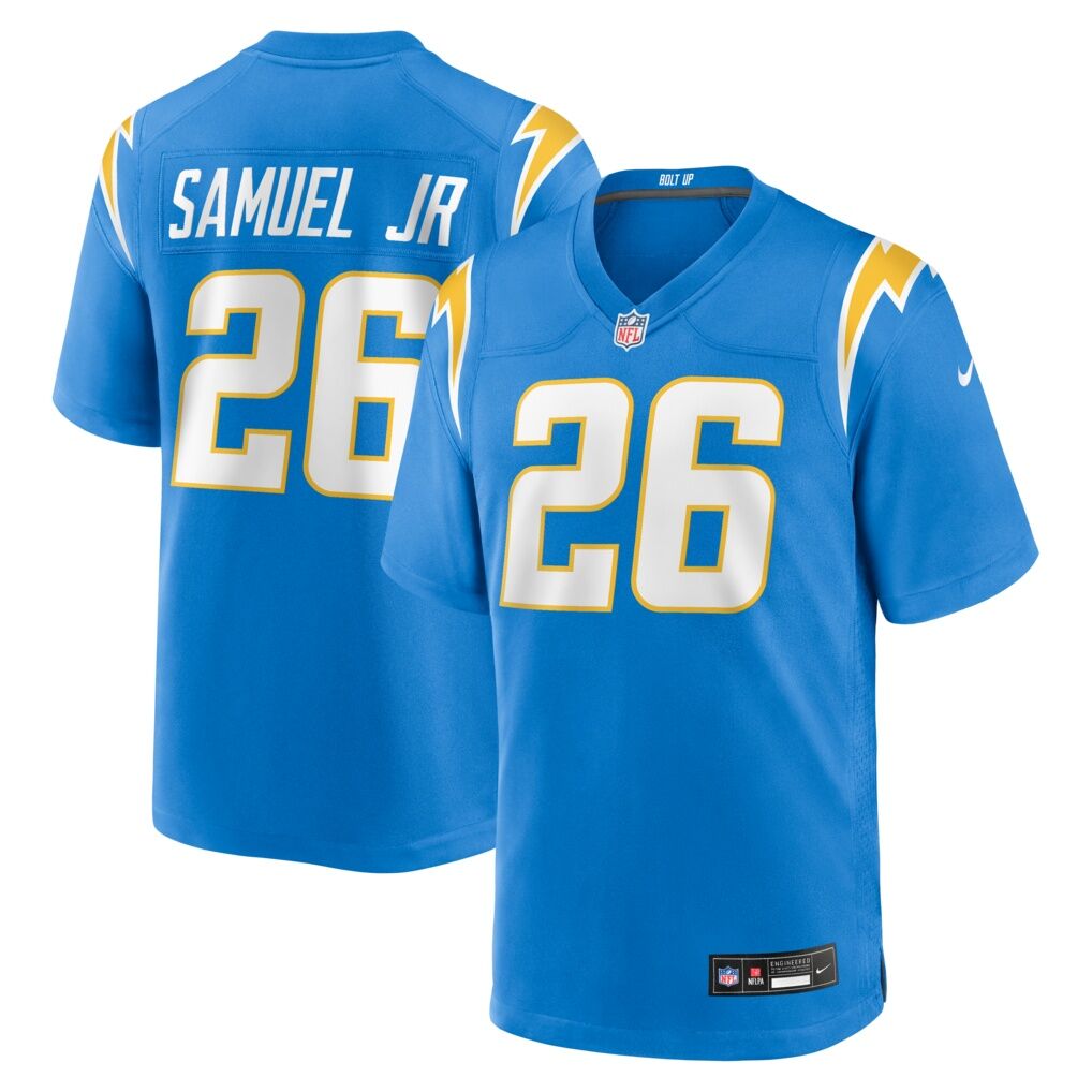Asante Samuel Jr. Los Angeles Chargers Nike Game Player Jersey - Powder Blue