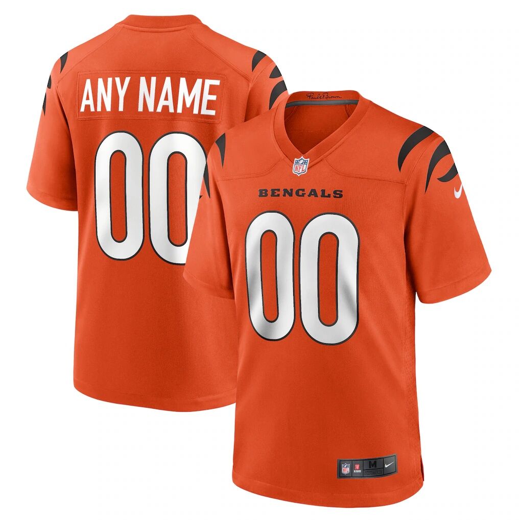 Cincinnati Bengals Nike Alternate Game Custom Jersey