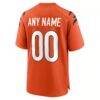 Cincinnati Bengals Nike Alternate Game Custom Jersey - Orange - Side View