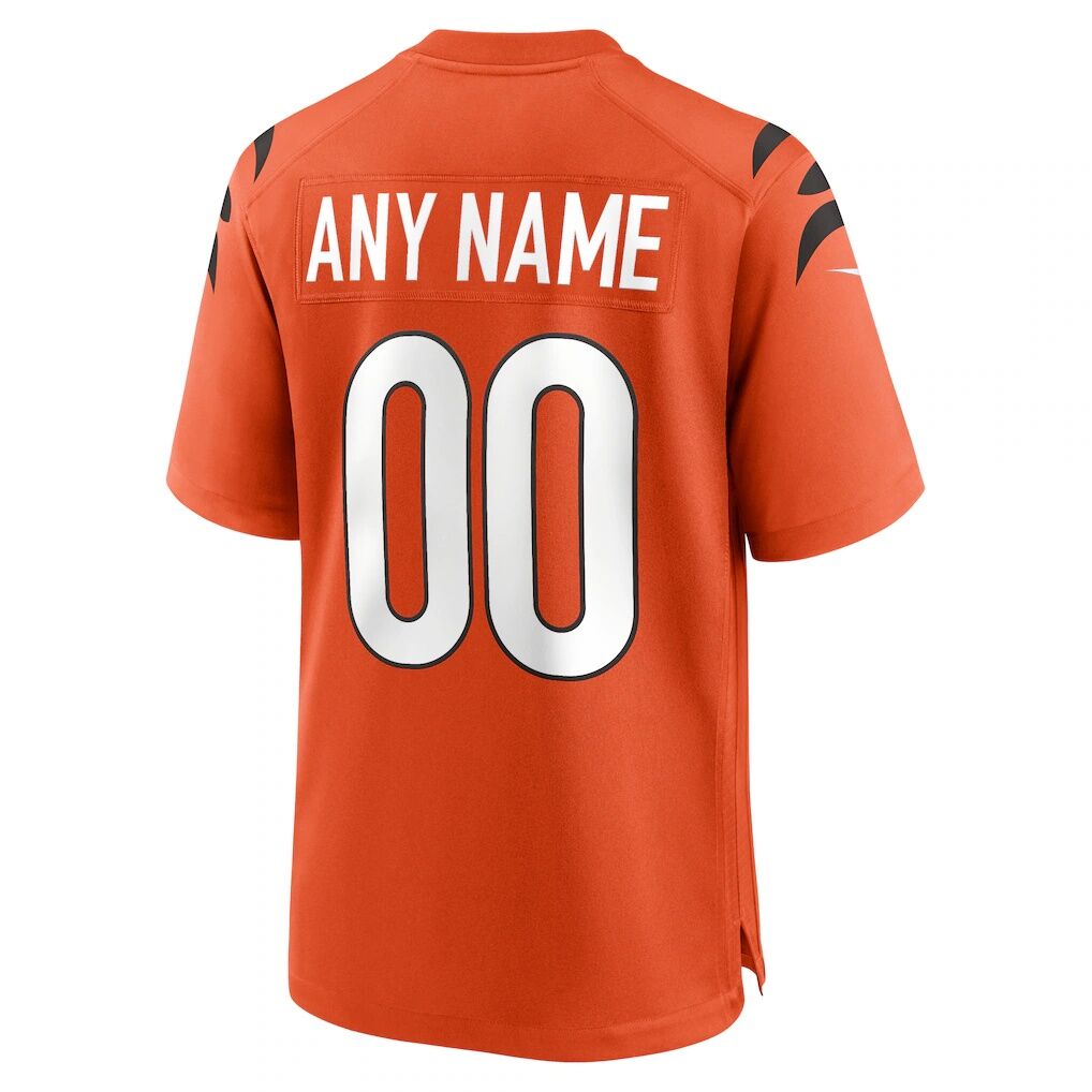 Cincinnati Bengals Nike Alternate Game Custom Jersey