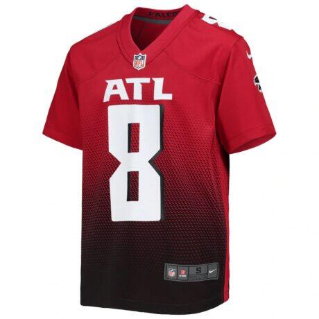 Kyle Pitts Sr. Atlanta Falcons Nike Youth Game Jersey - Red - Side View