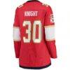Spencer Knight Florida Panthers Fashion7 Women's Home Breakaway Jersey - Red - Detail View