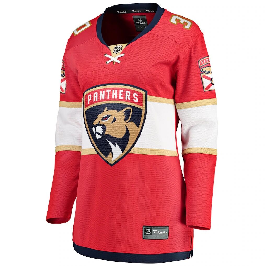 Spencer Knight Florida Panthers Fashion7 Women's Home Breakaway Jersey