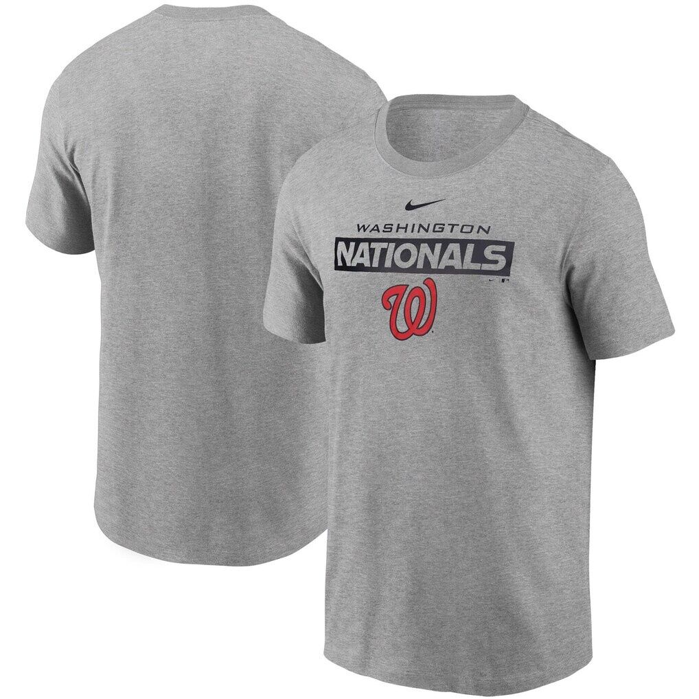 Washington Nationals Nike Team T-Shirt – Heather Gray