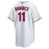 José Ramírez Cleveland Guardians Nike Replica Player Jersey - White - Detail View