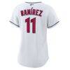 Jose Ramirez Cleveland Guardians Nike Women's Home Replica Player Jersey - White - Detail View