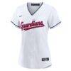 Women's Cleveland Guardians Nike Home Replica Team Jersey - White - Side View