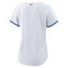 Kansas City Royals Nike Women's Home Replica Team Logo Jersey - White - Detail View