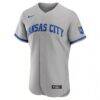 Kansas City Royals Nike 2022 Road Authentic Jersey - Gray - Alt2