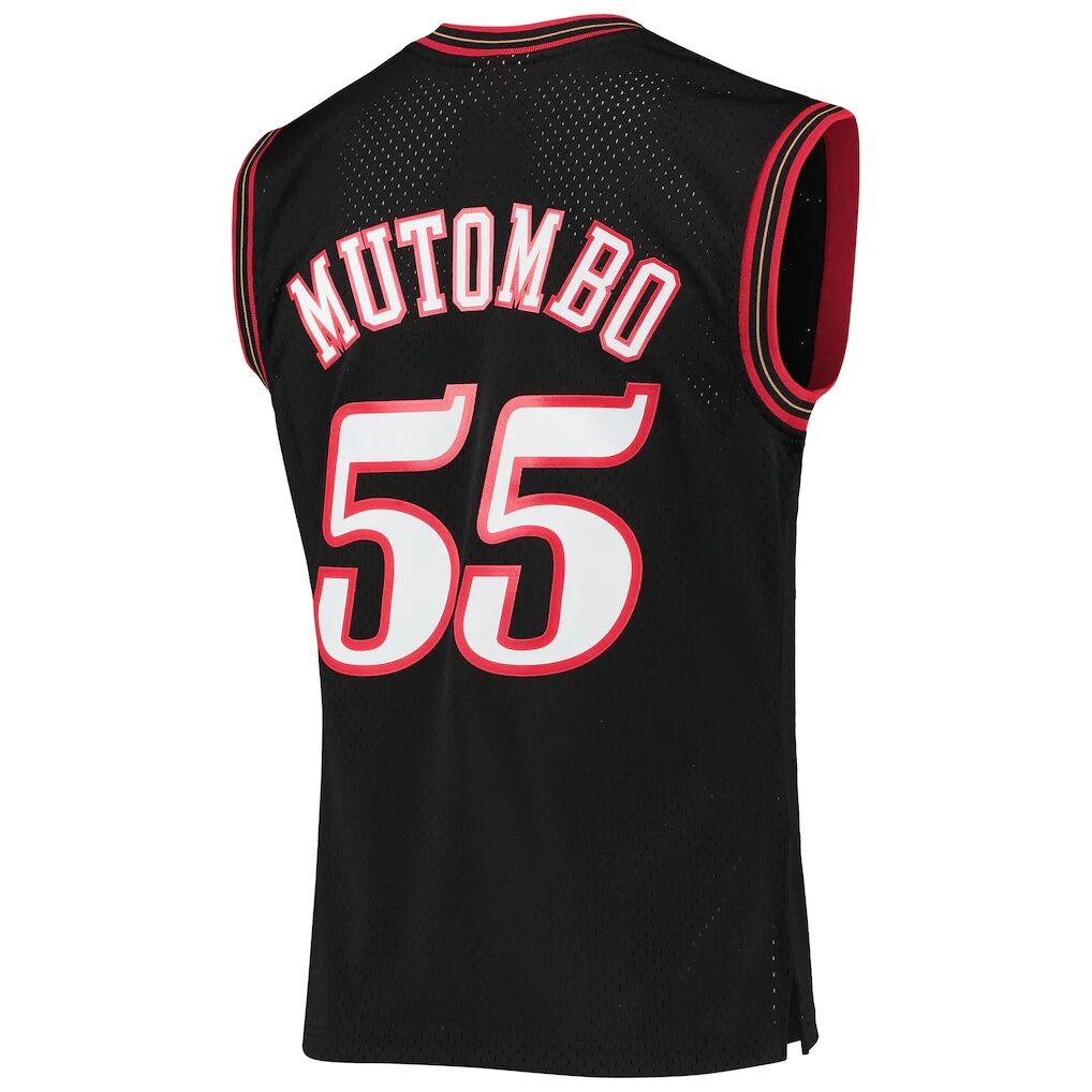 Dikembe Mutombo Philadelphia 76ers Mitchell & Ness Hardwood Classics Swingman Jersey