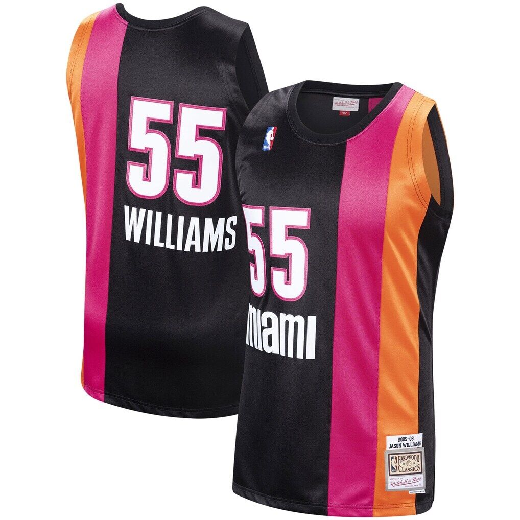 Jason Williams Miami Heat Mitchell & Ness 2005/06 Hardwood Classics Swingman Jersey