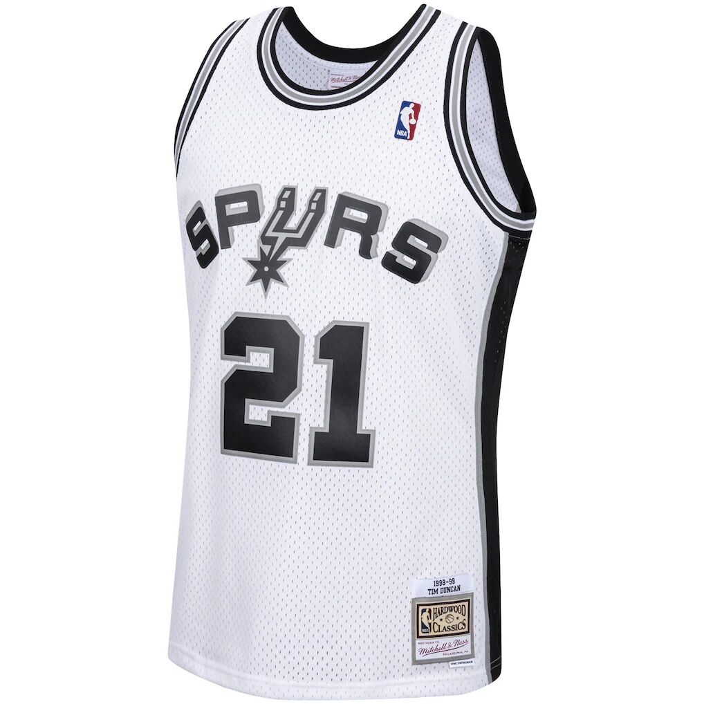 Tim Duncan San Antonio Spurs Mitchell & Ness 1998/99 Hardwood Classics Swingman Jersey