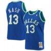 Steve Nash Dallas Mavericks Mitchell & Ness 1998/99 Hardwood Classics Swingman Jersey - Blue - Front View