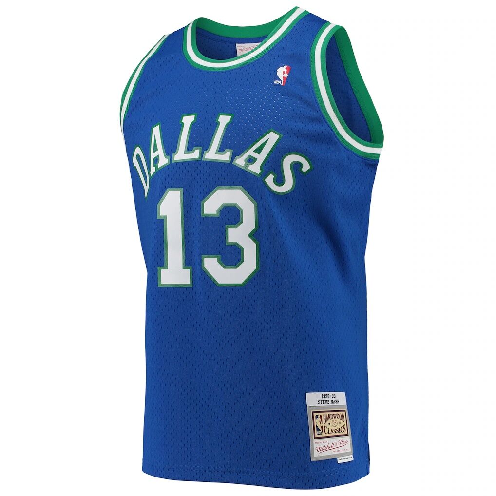 Steve Nash Dallas Mavericks Mitchell & Ness 1998/99 Hardwood Classics Swingman Jersey