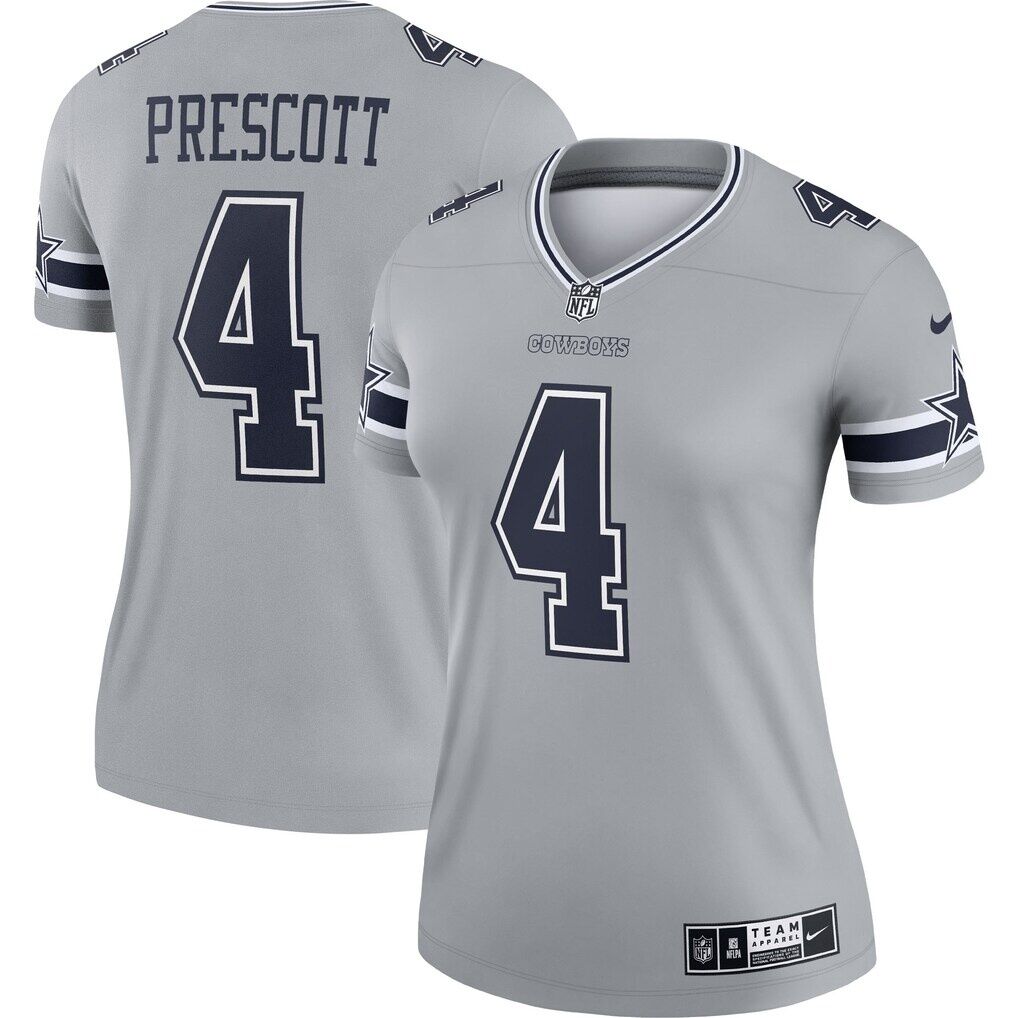Dak Prescott Dallas Cowboys Nike Women's  Legend Player Performance Top