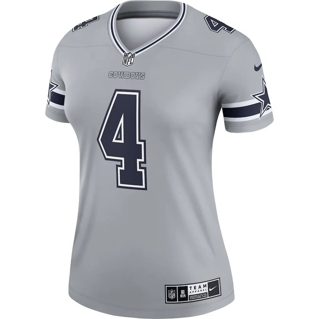 Dak Prescott Dallas Cowboys Nike Women's  Legend Player Performance Top