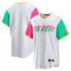 San Diego Padres Nike City Connect Replica Team Jersey - White - Front View