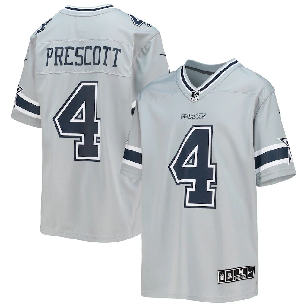 Dak Prescott Dallas Cowboys Nike Youth Inverted Team Game Jersey
