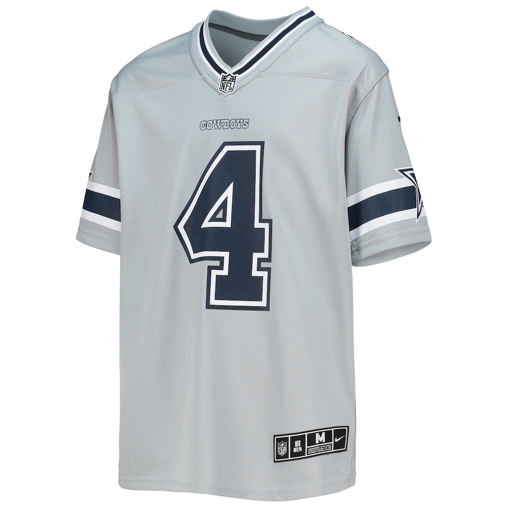 Dak Prescott Dallas Cowboys Nike Youth Inverted Team Game Jersey