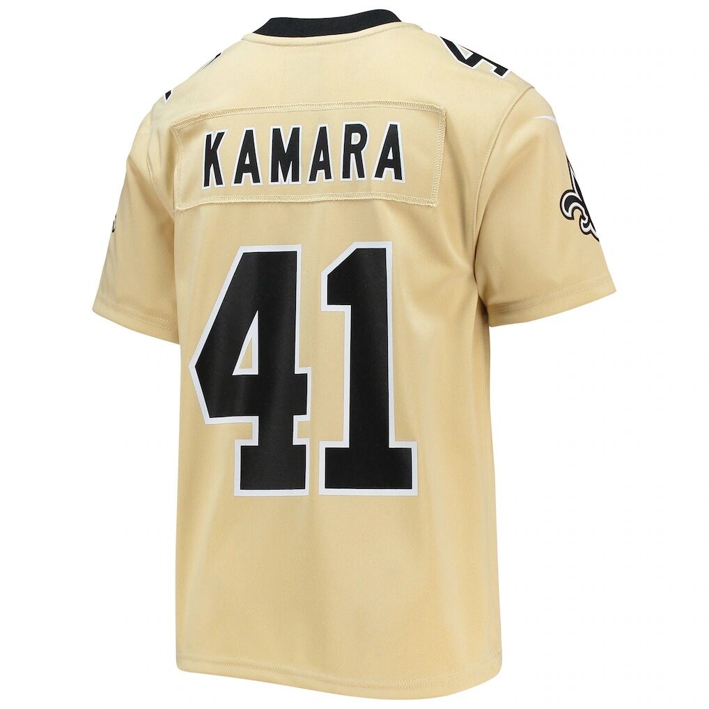 Alvin Kamara New Orleans Saints Nike Youth Inverted Team Game Jersey
