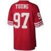 Bryant Young San Francisco 49ers Mitchell & Ness Legacy Replica Jersey - - Detail View